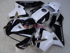 Factory Style - White Black Fairings and Bodywork For 2005-2006 CBR600RR #LF4428