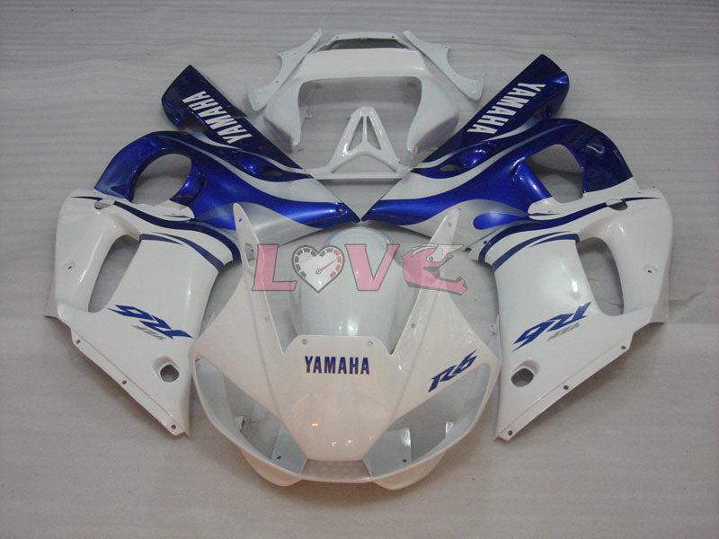 Factory Style - Blue White Fairings and Bodywork For 1998-2002 YZF-R6 #LF3361