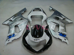 Factory Style - White Black Silver Fairings and Bodywork For 2000-2003 GSX-R750 #LF4199
