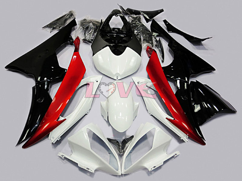 MOTUL - Red White Fairings and Bodywork For 2008-2016 YZF-R6 #LF6859
