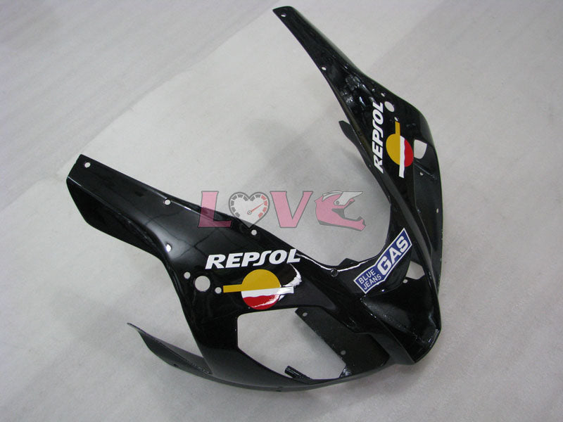 PEPSI - Red Orange Black Fairings and Bodywork For 2004-2009 RSV 1000 R #LF3066