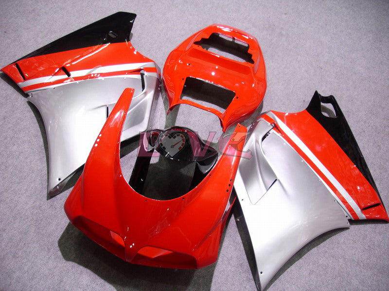 Factory Style - Red Silver Fairings and Bodywork For 1994-2002 748 #LF5810