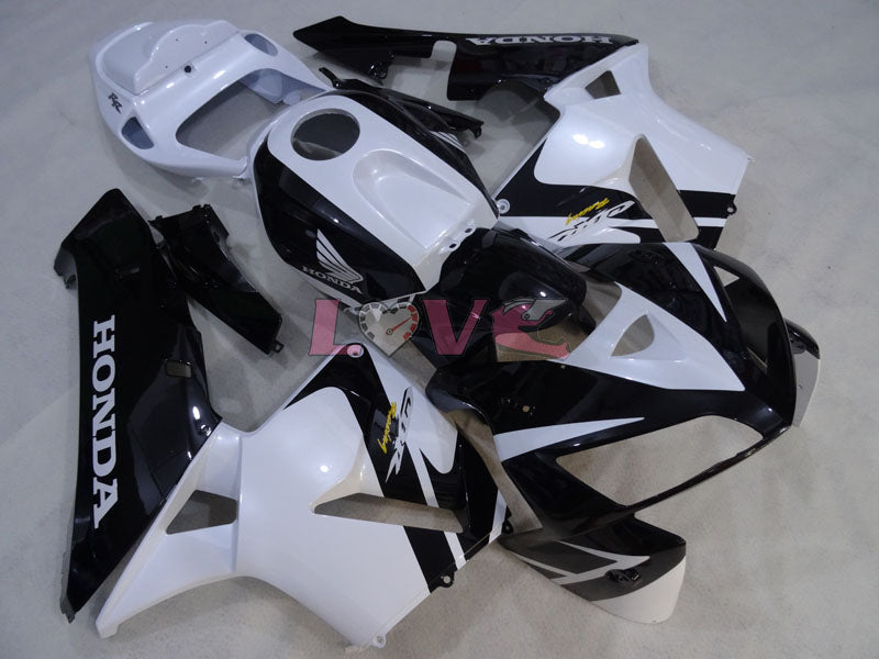 Factory Style - White Black Fairings and Bodywork For 2005-2006 CBR600RR #LF4428