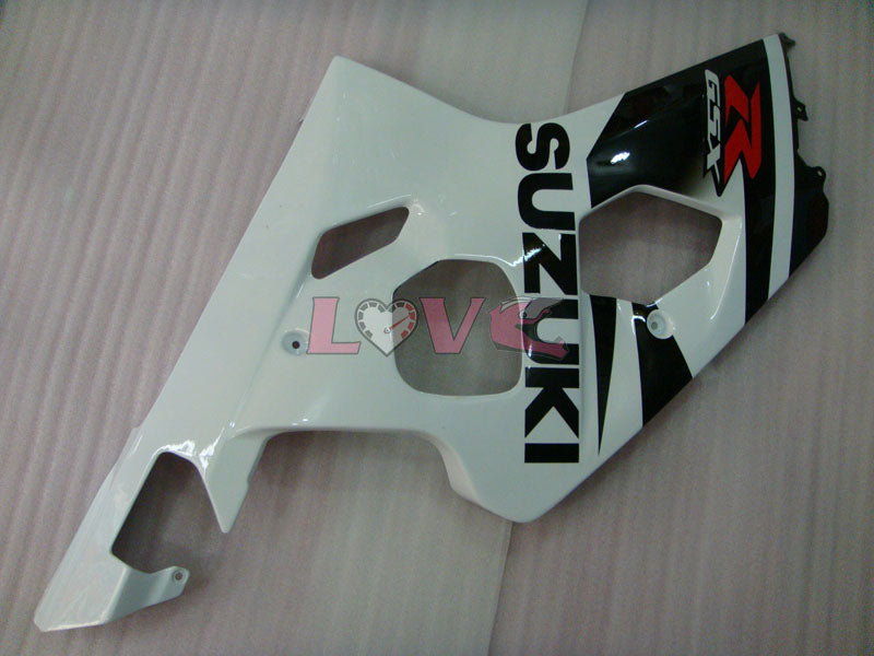 Factory Style - White Black Fairings and Bodywork For 2004-2005 GSX-R600 #LF6465