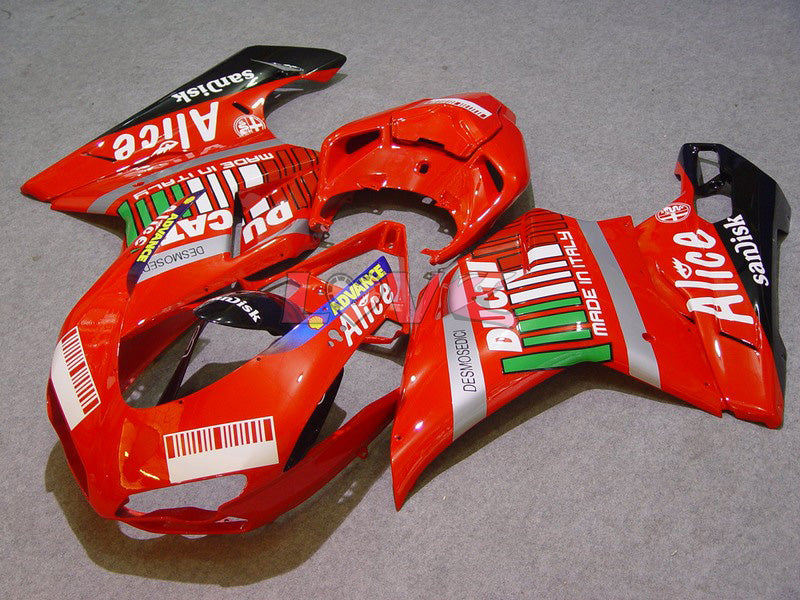 Alice - Red Black Fairings and Bodywork For 2009-2011 1198 #LF5541