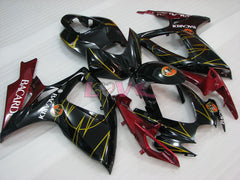 BACARDI - Black Fuchsia Fairings and Bodywork For 2006-2007 GSX-R600 #LF4034