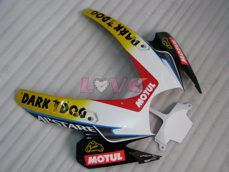 Dark Dog - White Black Fairings and Bodywork For 2006-2007 GSX-R750 #LF6560