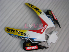 Dark Dog - White Black Fairings and Bodywork For 2006-2007 GSX-R750 #LF6560