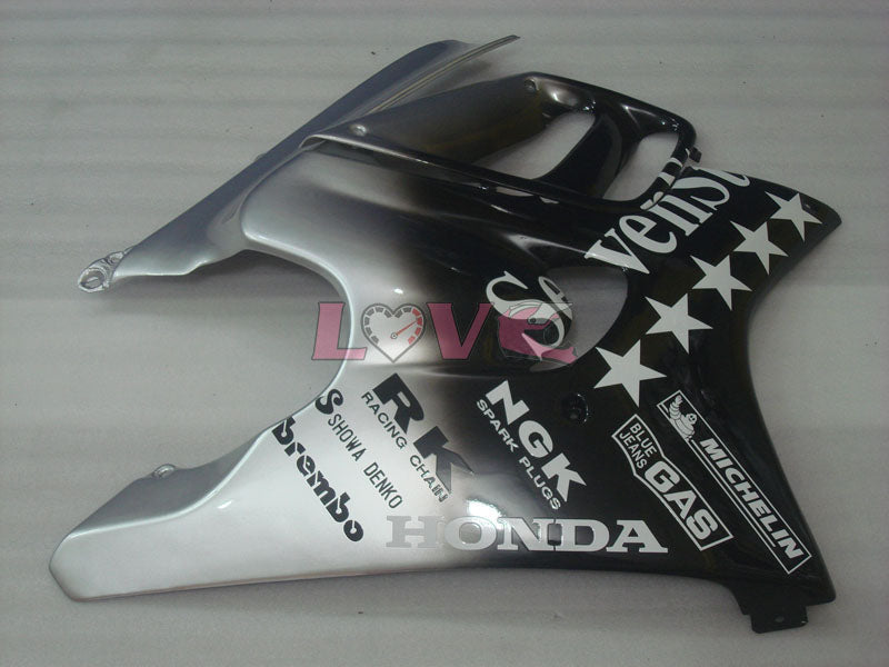SevenStars - Black Grey Fairings and Bodywork For 1997-1998 CBR600F3 #LF4521