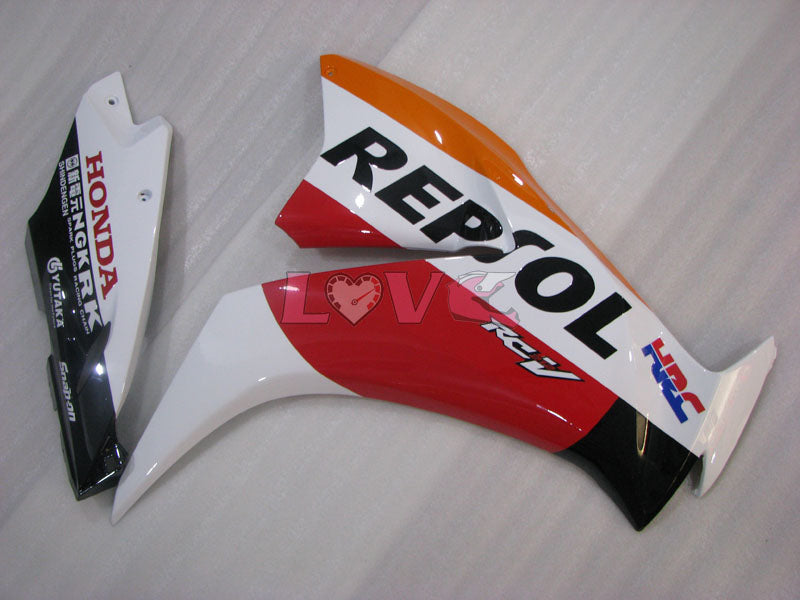 Repsol - Orange White Fairings and Bodywork For 2012-2016 CBR1000RR #LF4315