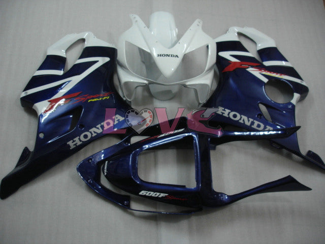 Factory Style - White Black Fairings and Bodywork For 2001-2003 CBR600F4i #LF7672