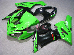 Nakano - Green Black Fairings and Bodywork For 2005-2006 NINJA ZX-6R #LF5975