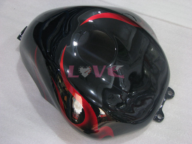 Flame - Red Black Fairings and Bodywork For 2004-2005 NINJA ZX-10R #LF6317