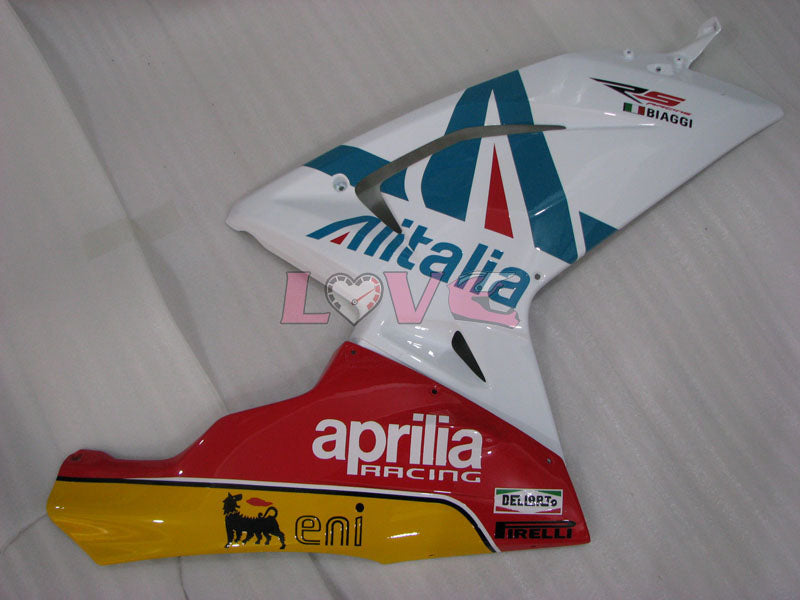 Factory Style - Red White Fairings and Bodywork For 2004-2009 RS125 #LF5465
