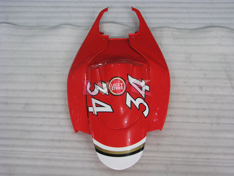 Lucky Strike - Red White Fairings and Bodywork For 2006-2007 GSX-R750 #LF3983