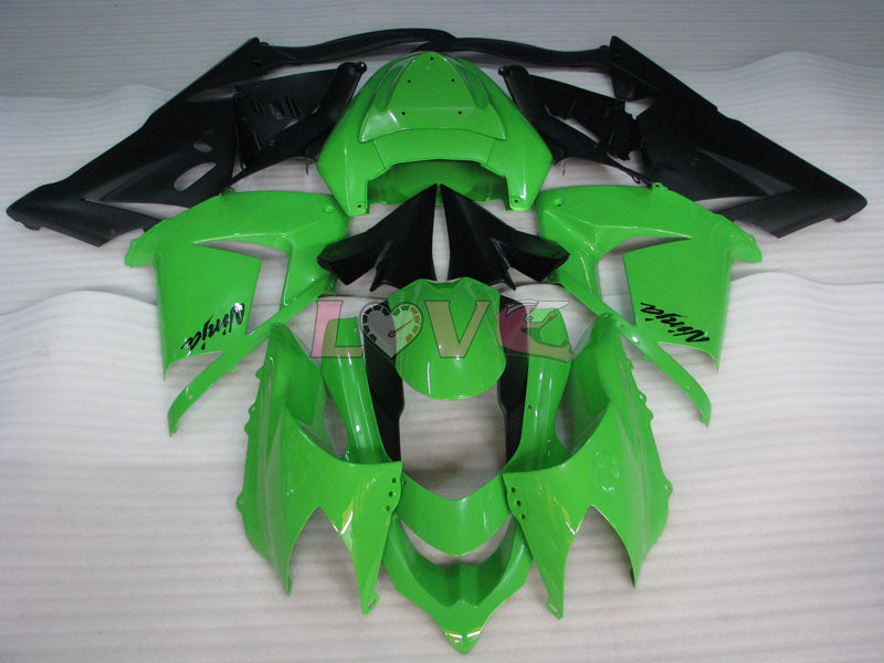 Factory Style - Green Black Fairings and Bodywork For 2004-2005 NINJA ZX-10R #LF3269
