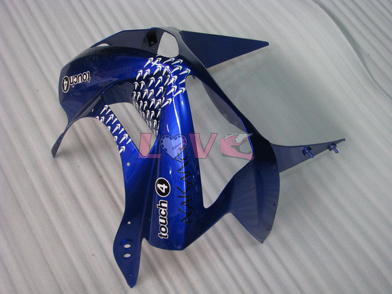 Nakano - White Black Fairings and Bodywork For 2003-2004 NINJA ZX-6R #LF6046