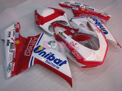 Unibat - Red White Fairings and Bodywork For 2009-2011 1198 #LF3106