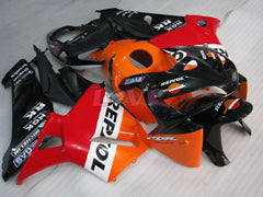 MICHELIN RK Repsol - Orange Black Fairings and Bodywork For 2005-2006 CBR600RR #LF7495