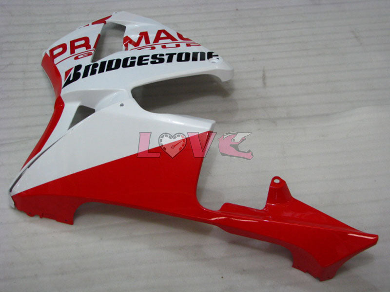 PRAMAC - Red White Fairings and Bodywork For 2003-2004 CBR600RR #LF5328