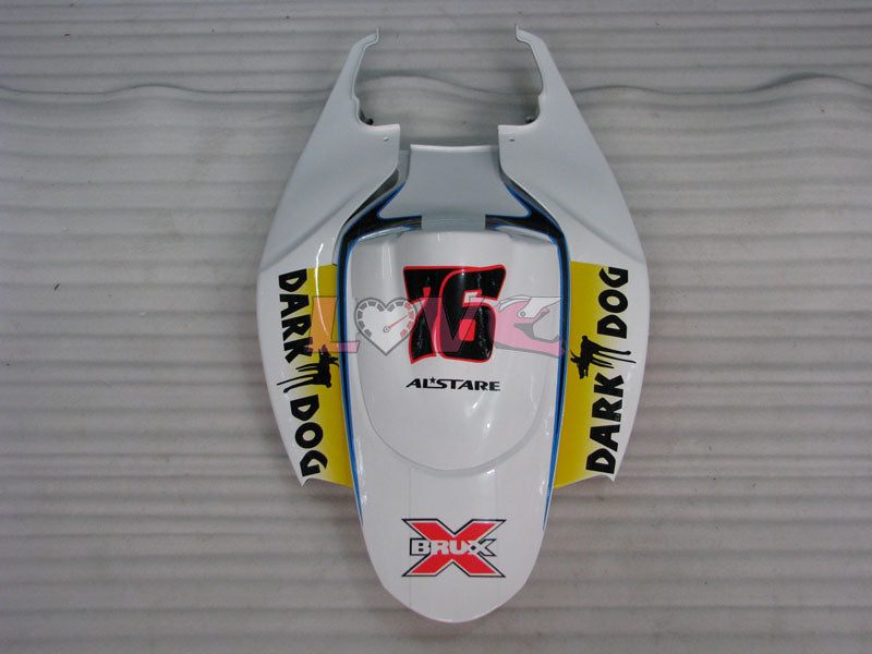 Dark Dog - White Black Fairings and Bodywork For 2006-2007 GSX-R750 #LF6560