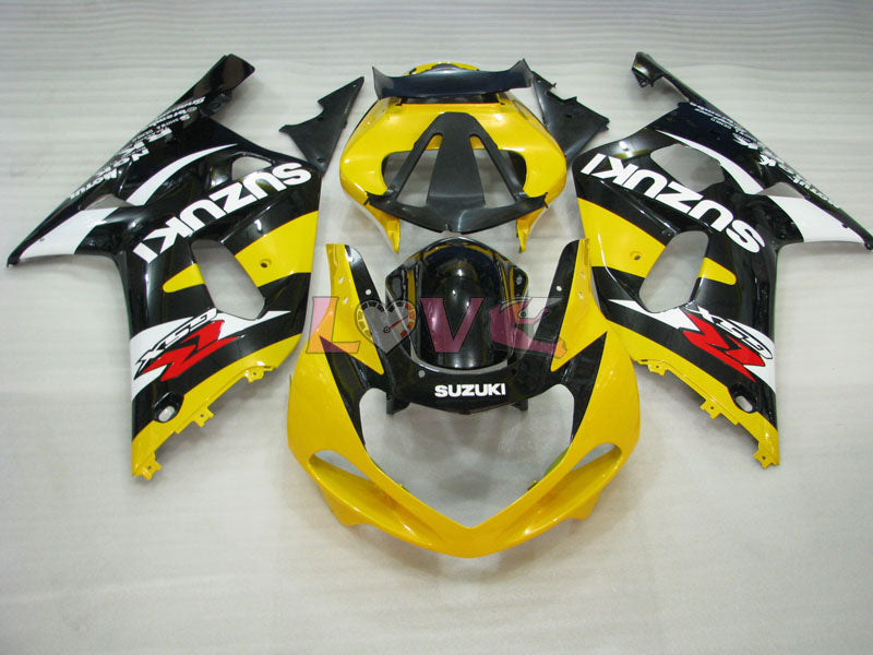 MOTUL - Yellow Black Fairings and Bodywork For 2001-2003 GSX-R600 #LF4252