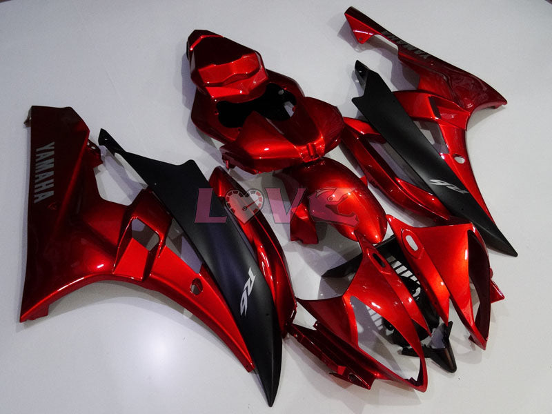 Factory Style - Red Black Fairings and Bodywork For 2006-2007 YZF-R6 #LF3445