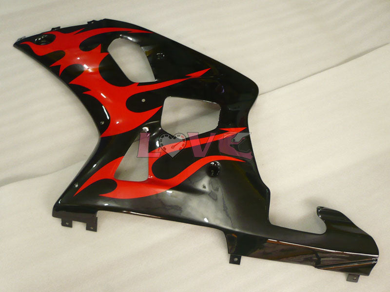 Factory Style Customize - Red Black Fairings and Bodywork For 2000-2002 GSX-R1000 #LF4178