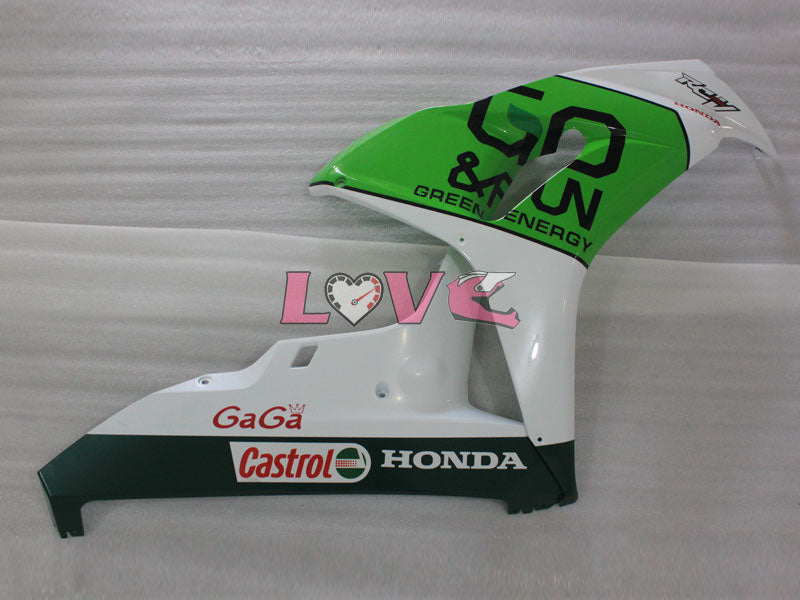 GO&FUN - Green White Fairings and Bodywork For 2006-2007 CBR1000RR #LF4368