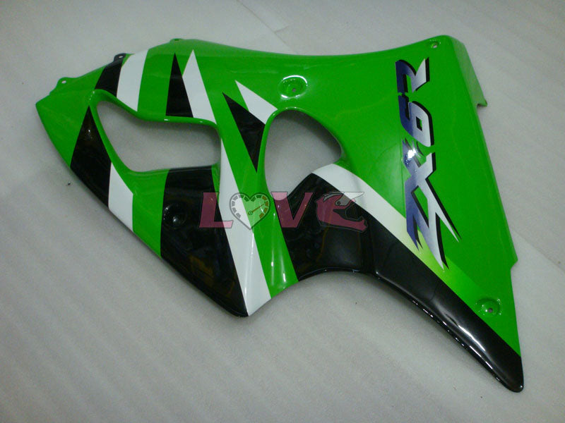 Factory Style - Green Black Fairings and Bodywork For 2000-2002 NINJA ZX-6R #LF6164