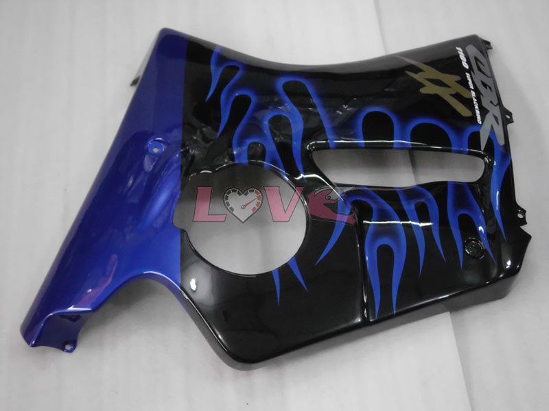 Flame - Blue Black Fairings and Bodywork For 1996-2007 CBR1100XX #LF4312