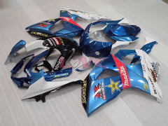 Rockstar - Blue White Black Fairings and Bodywork For 2009-2016 GSX-R1000 #LF3808