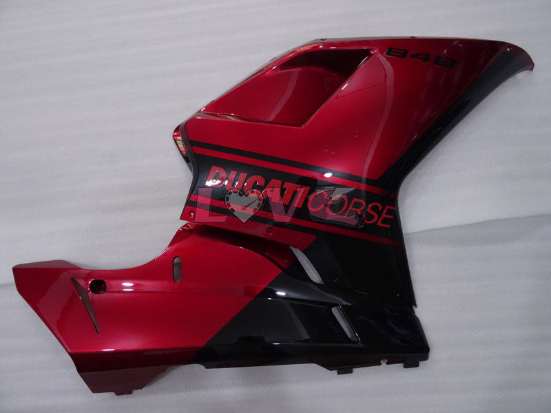 Factory Style - Red wine Black Fairings and Bodywork For 2008-2013 848 #LF3154