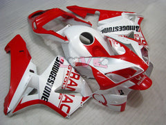 PRAMAC - Red White Fairings and Bodywork For 2003-2004 CBR600RR #LF5328