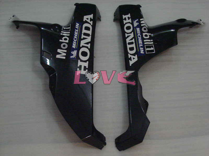 West - White Black Fairings and Bodywork For 2006-2007 CBR1000RR #LF7177