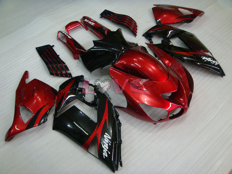 Factory Style - Red Black Fairings and Bodywork For 2006-2011 NINJA ZX-14R #LF5865