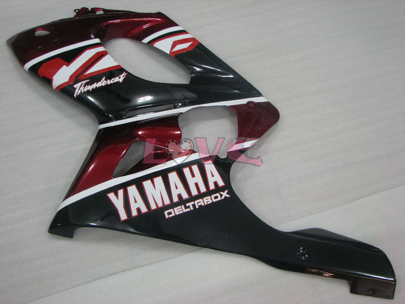 Factory Style - Red wine Black Fairings and Bodywork For 1997-2007 YZF600R #LF7926