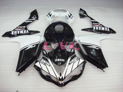 Moriwaki - White Black Fairings and Bodywork For 2007-2008 YZF-R1 #LF3675