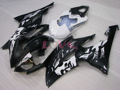 Customize - White Black Fairings and Bodywork For 2008-2016 YZF-R6 #LF3399