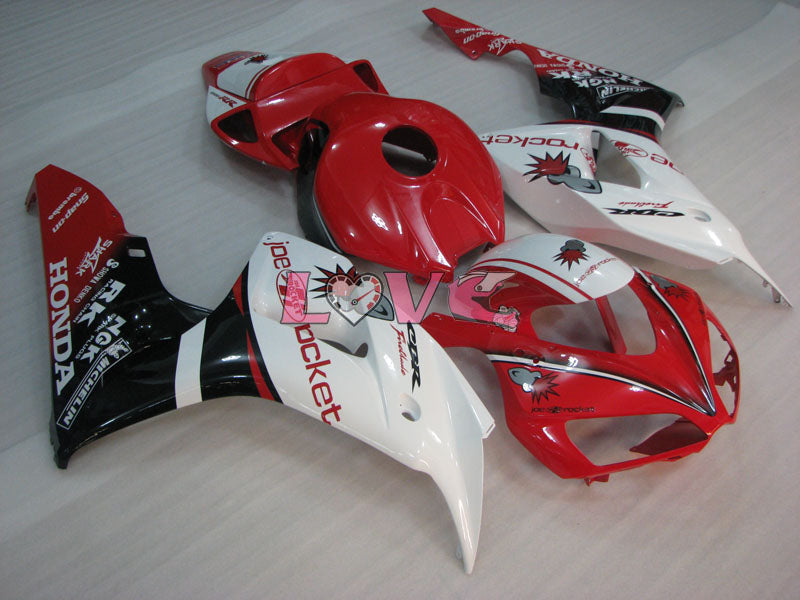 HRC - Red White Fairings and Bodywork For 2006-2007 CBR1000RR #LF4374