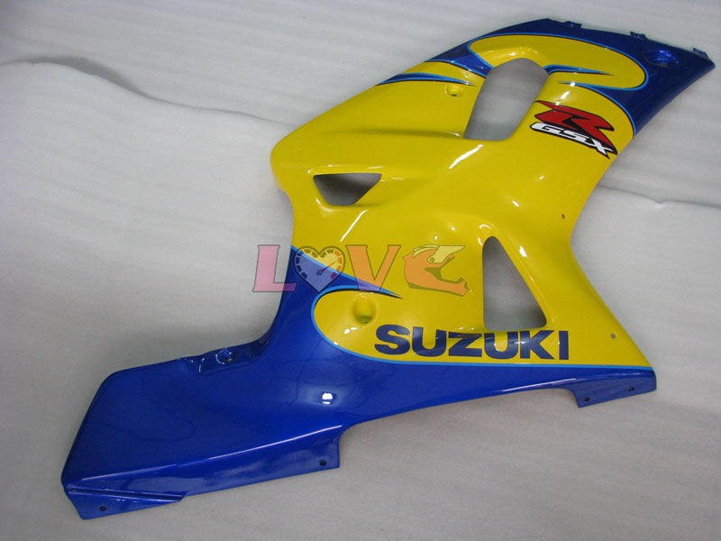 Factory Style - Yellow Blue Fairings and Bodywork For 2001-2003 GSX-R600 #LF4266