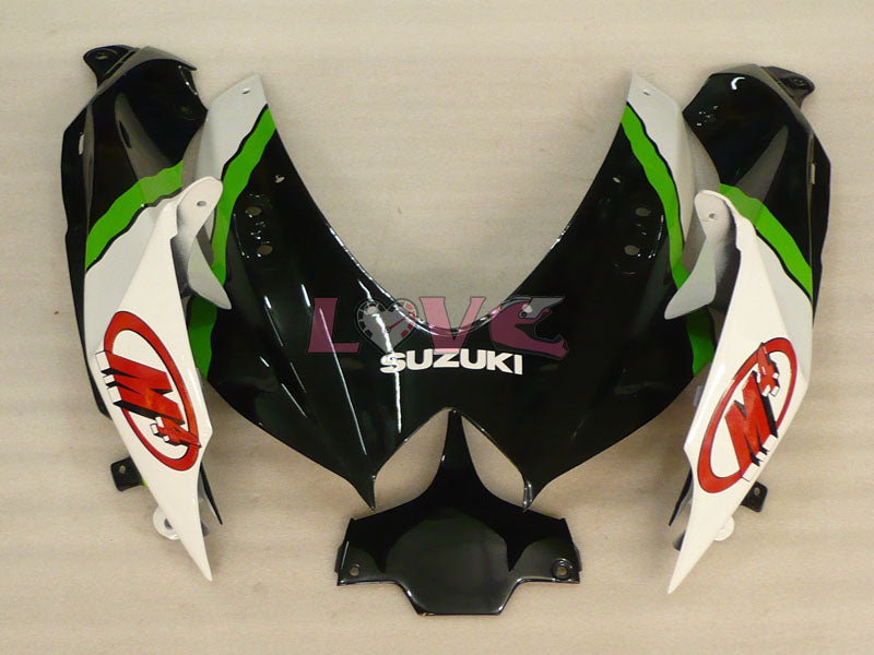 Monster - White Black Fairings and Bodywork For 2008-2010 GSX-R600 #LF3970