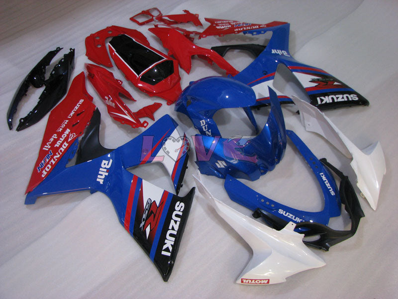 DUNLOP - Red Blue Fairings and Bodywork For 2009-2016 GSX-R1000 #LF3796