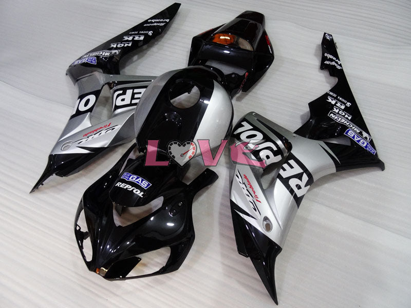 Repsol - Black Grey Fairings and Bodywork For 2006-2007 CBR1000RR #LF4364
