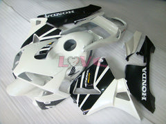 Factory Style - White Black Fairings and Bodywork For 2003-2004 CBR600RR #LF5322