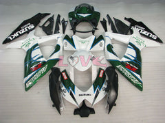 Corona - Green White Fairings and Bodywork For 2008-2010 GSX-R600 #LF3957
