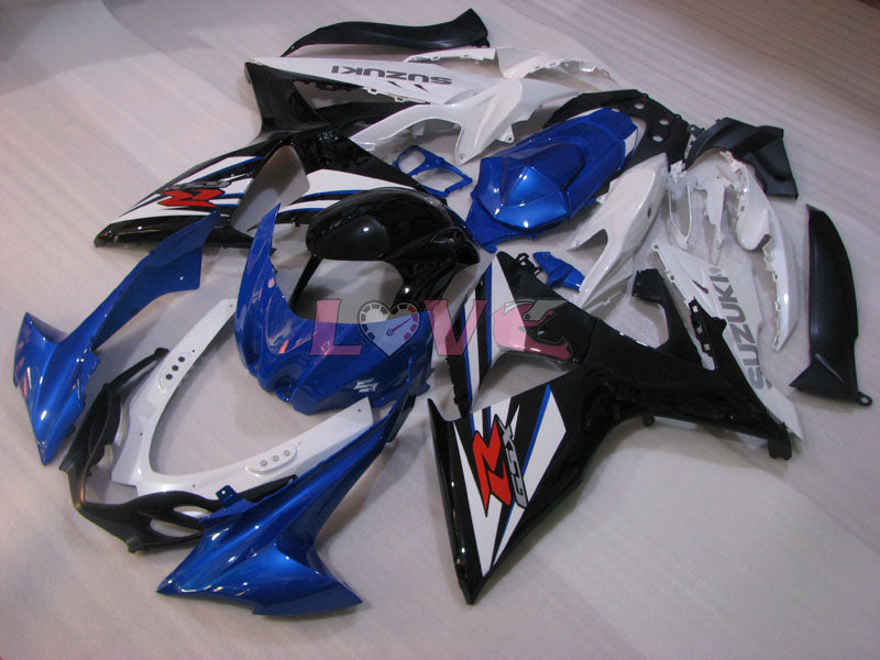 Factory Style - Blue White Black Fairings and Bodywork For 2009-2016 GSX-R1000 #LF3795
