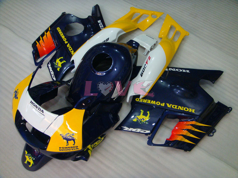 Camel - Yellow Purple Fairings and Bodywork For 1991-1994 CBR600F2 #LF4906