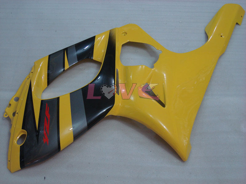 Factory Style - Yellow Black Fairings and Bodywork For 1997-2007 YZF600R #LF7958