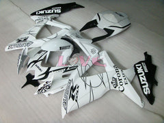 Corona - White Black Fairings and Bodywork For 2008-2010 GSX-R750 #LF3901